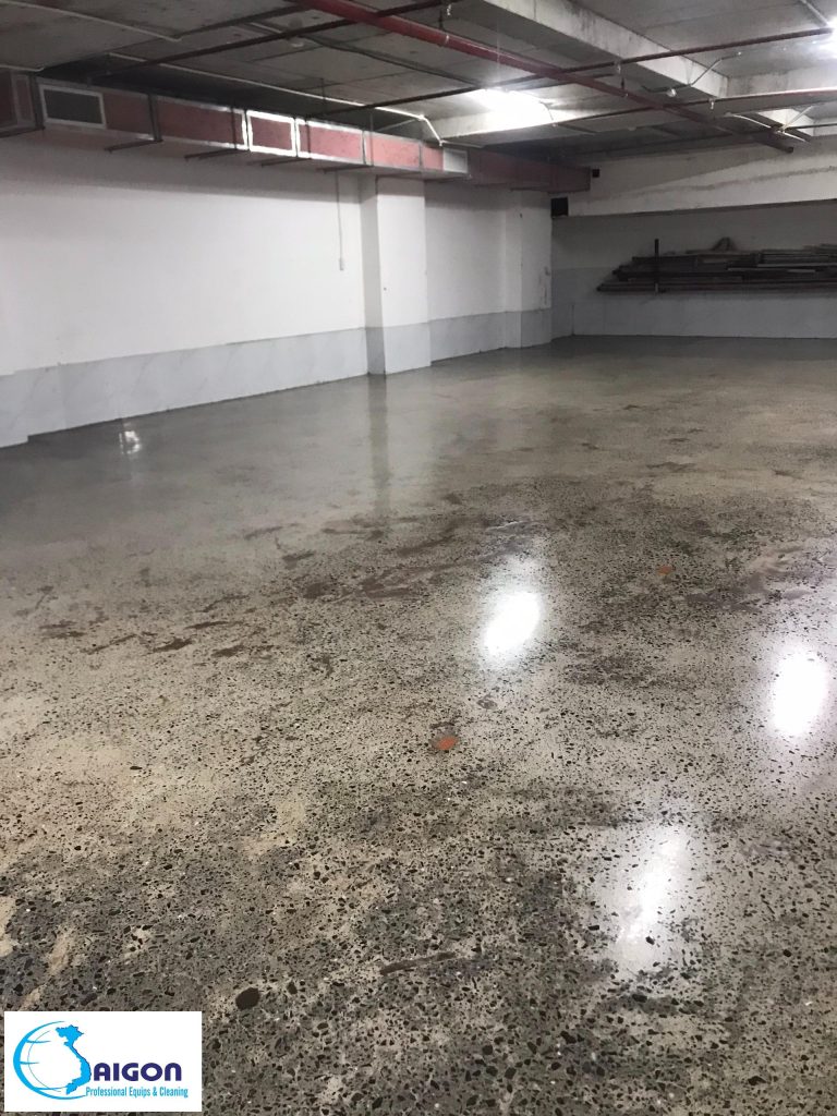 dịch vụ đánh bóng sàn xi măng