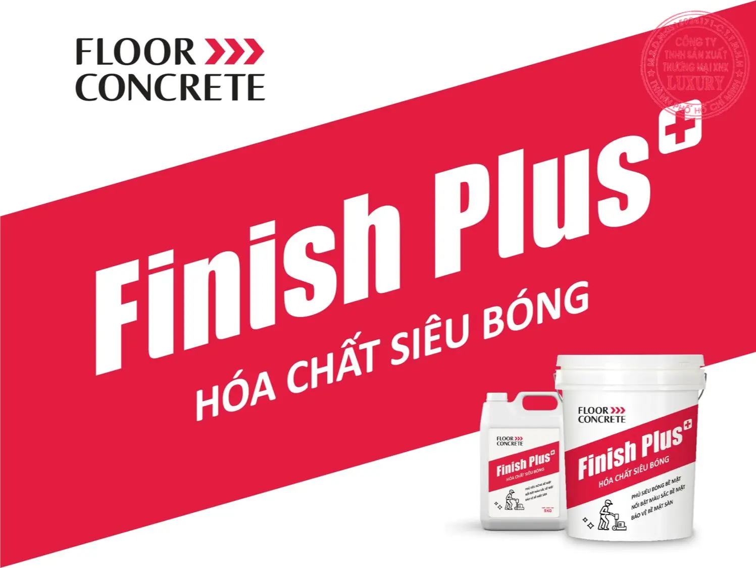 chất làm bóng hiệu Finish trong đánh bóng sàn
