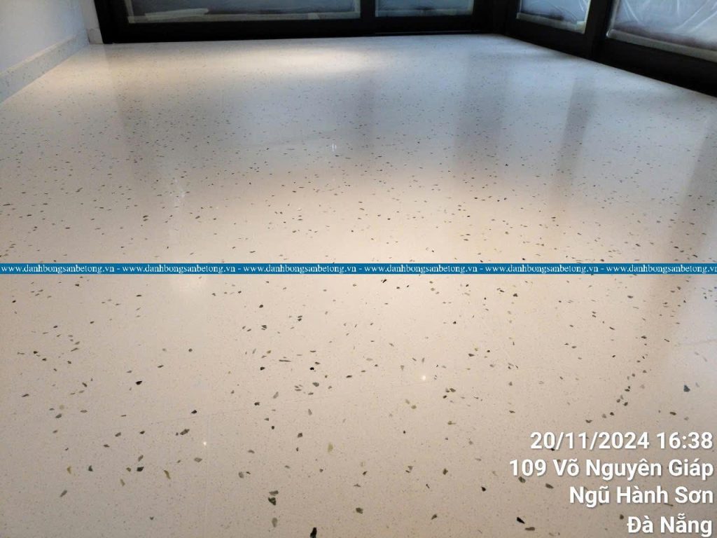 Dự án sử dụng hoá chất đánh bóng sàn bê tông Finish Plus tại Đà Nẵng