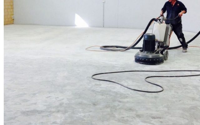 Tìm hiểu quy trình đánh bóng bê tông chuẩn mài – densify – polish – seal