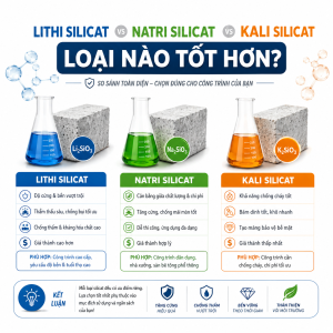 Lithi Silicat vs Natri Silicat vs Kali Silicat: Loại Nào Tốt Hơn?