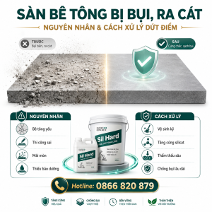 Sàn Bê Tông Bị Bụi, Ra Cát: 7 Nguyên Nhân & Cách Xử Lý