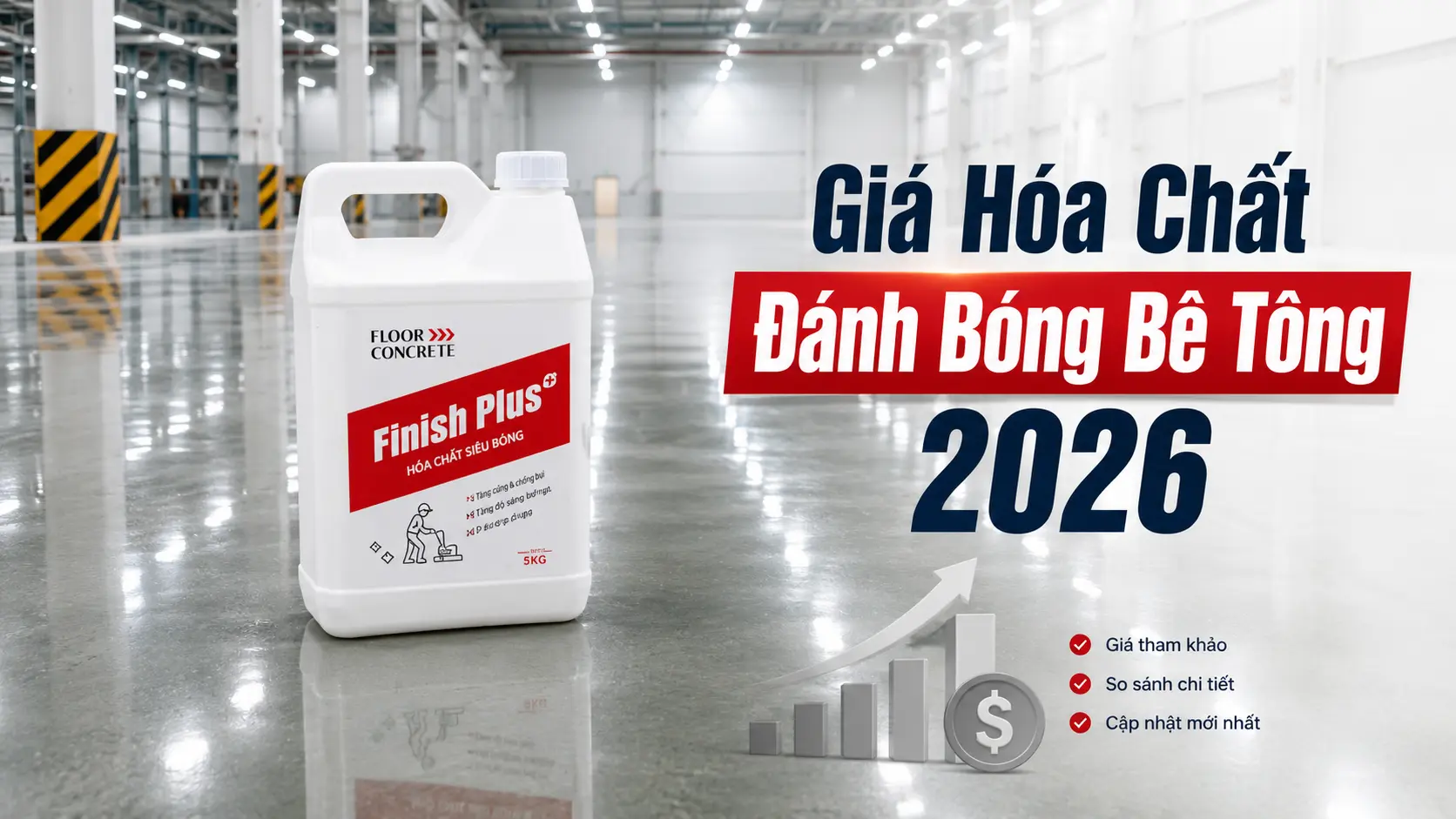 Giá hóa chất đánh bóng bê tông 2026